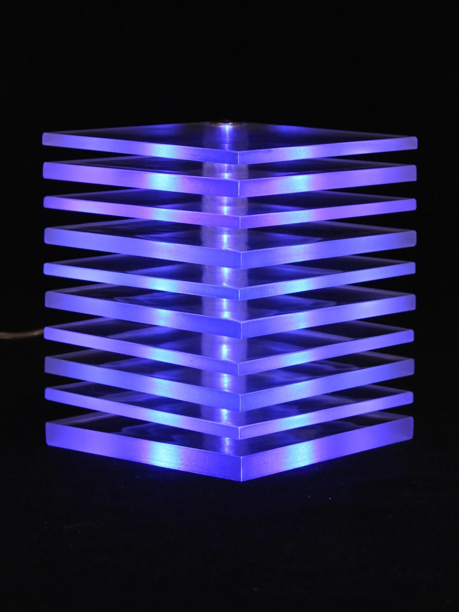 IKEA LED Tafellamp / Sfeerlamp – Transparant Acryl - foto 7