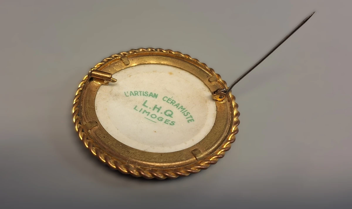 Vintage Limoges- Broche - foto 3