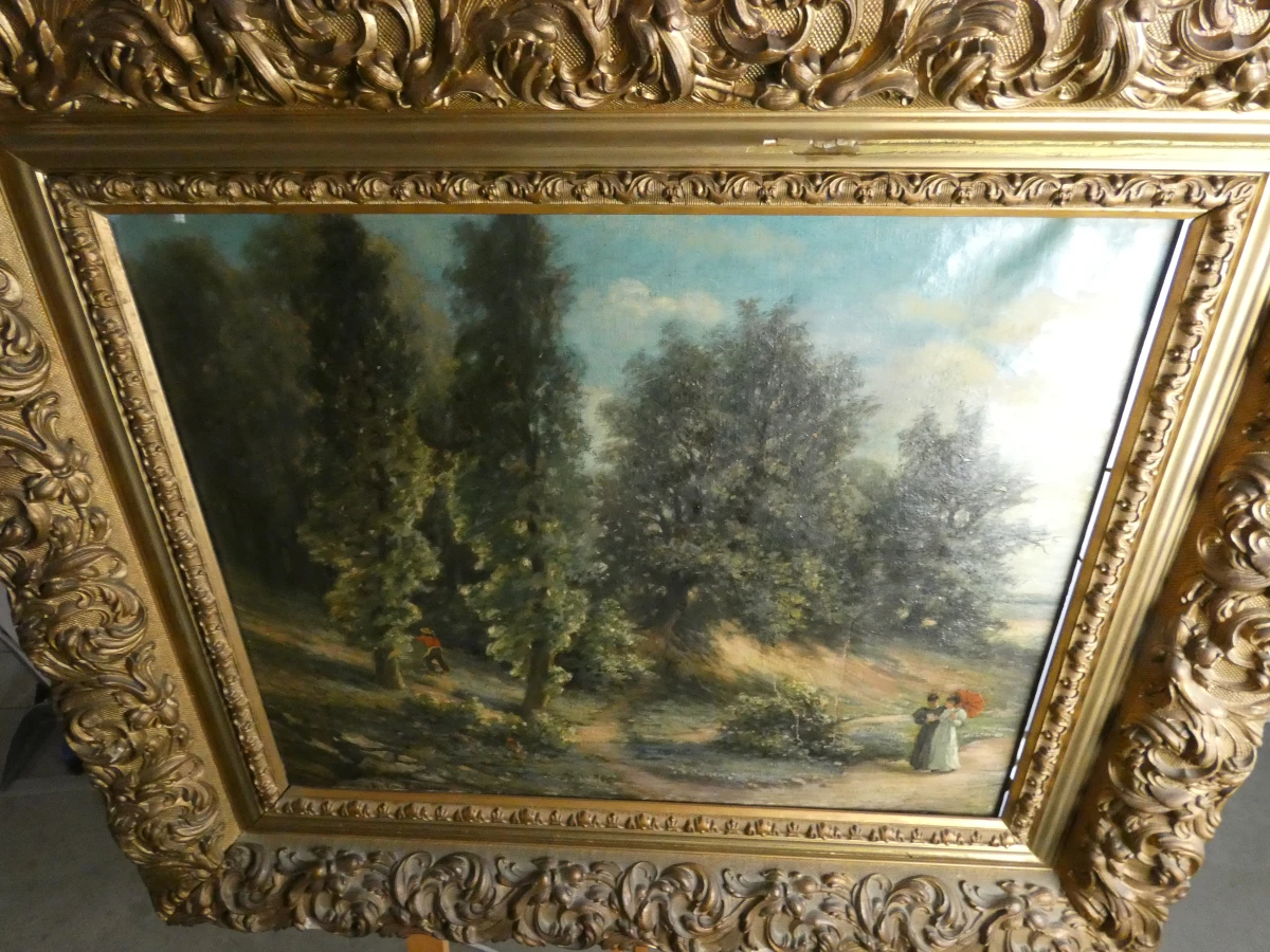 Klassiek landschapsschilderij - olieverf op doek - foto 19