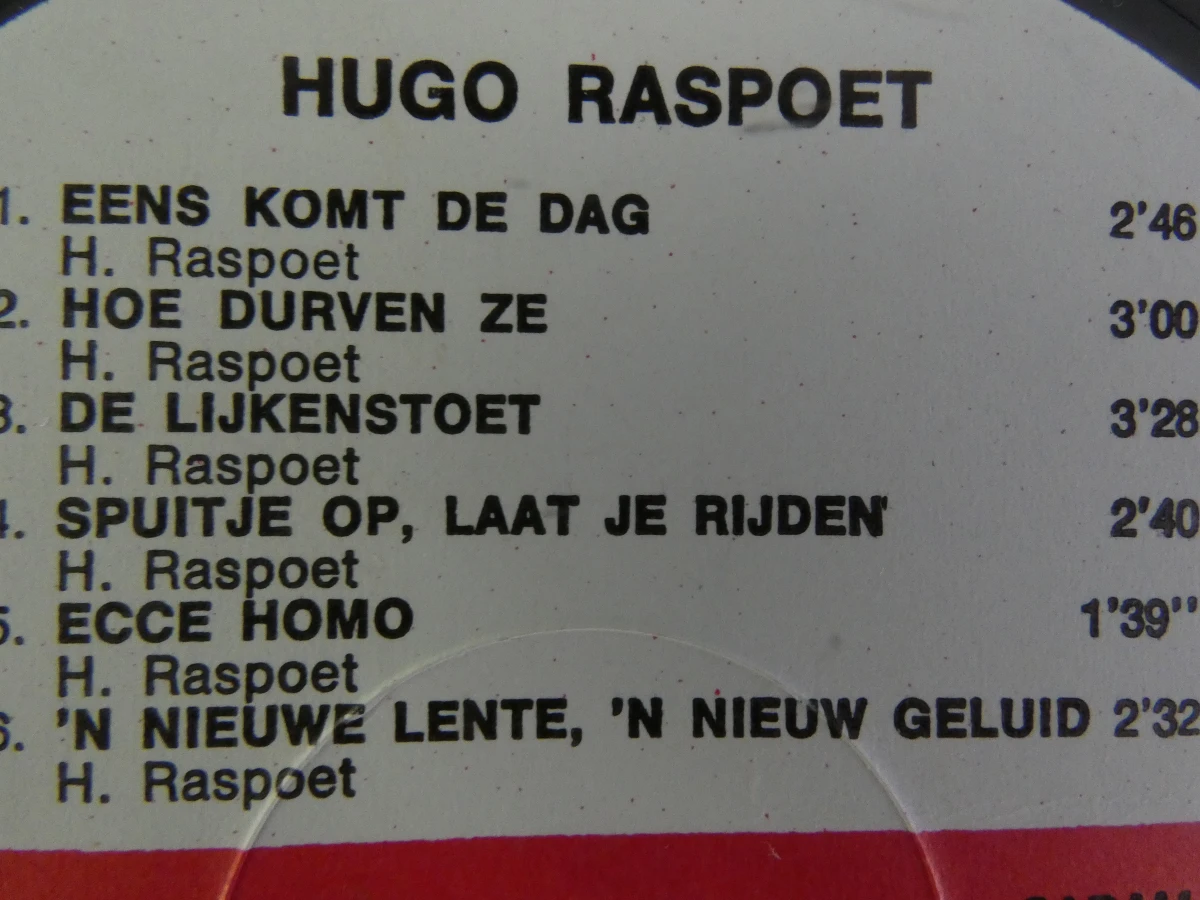 Hugo Raspoet LP – Raspoet 1971 - foto 11