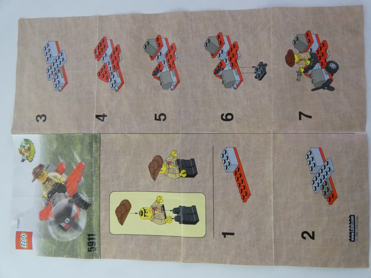 Set van 4 LEGO Adventurers bouwsets - foto 26