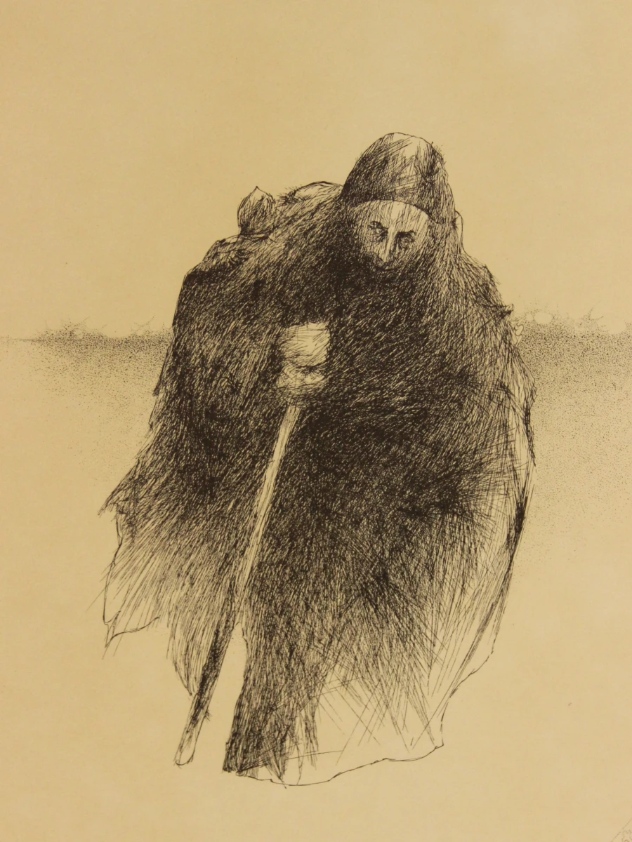 Rudy de Rybel (1949–2025) litho – Meester-magiër Iskander, 1974 - foto 3
