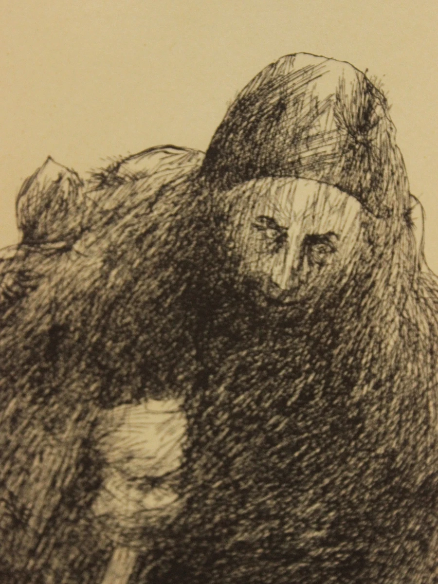 Rudy de Rybel (1949–2025) litho – Meester-magiër Iskander, 1974 - foto 4