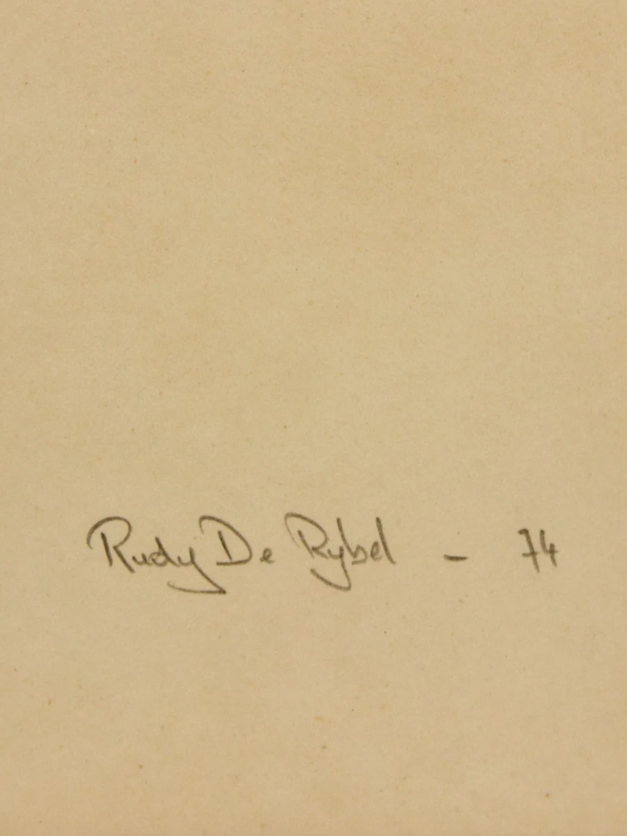 Rudy de Rybel (1949–2025) litho – Meester-magiër Iskander, 1974 - foto 9