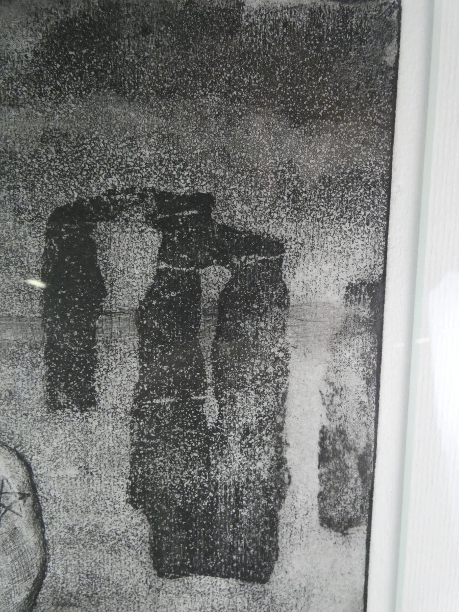 Mysterieus Surrealistisch Kunstwerk achter glas - foto 8