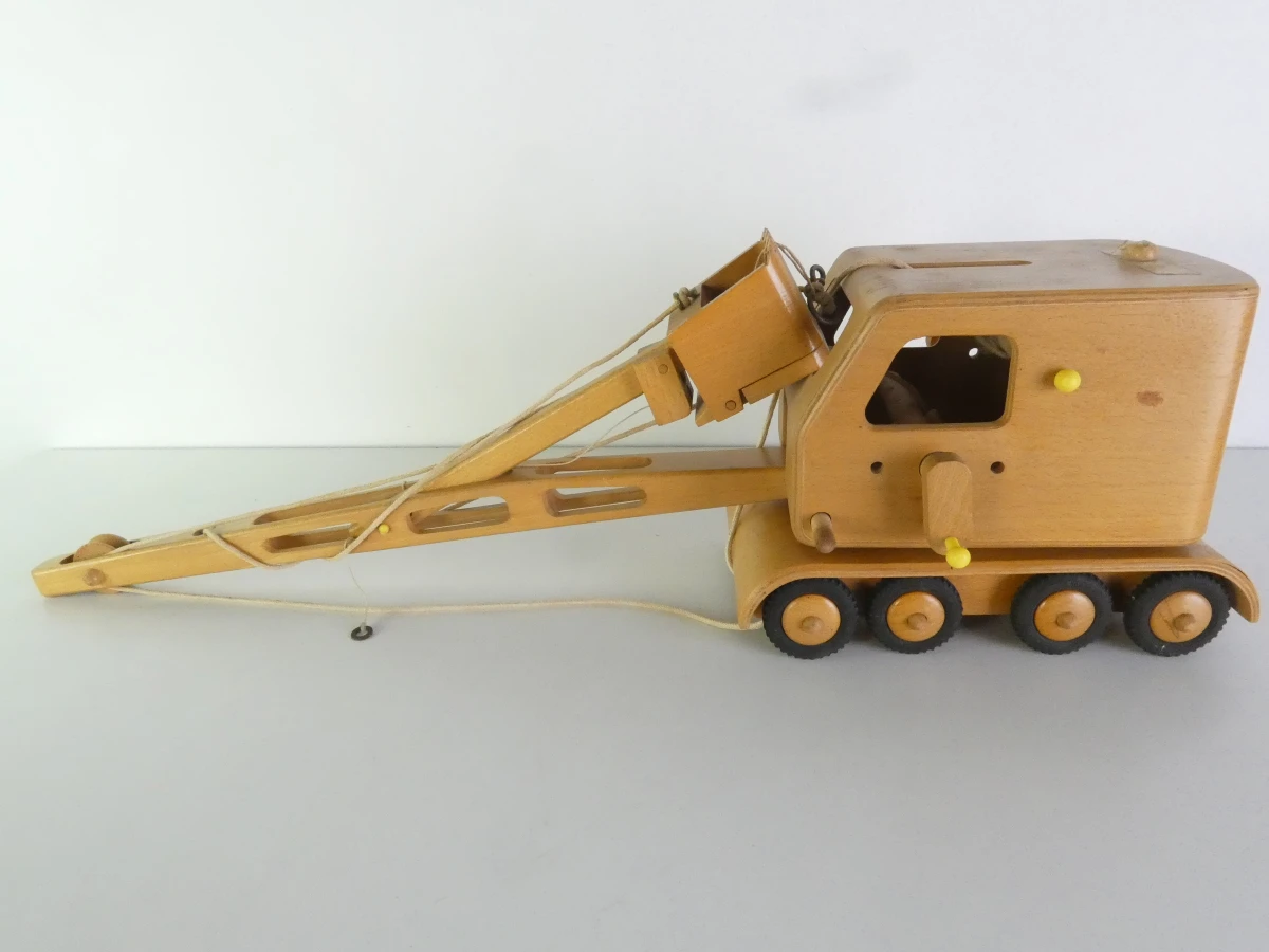 Vintage houten speelgoedmachines FWF - DDR - foto 15