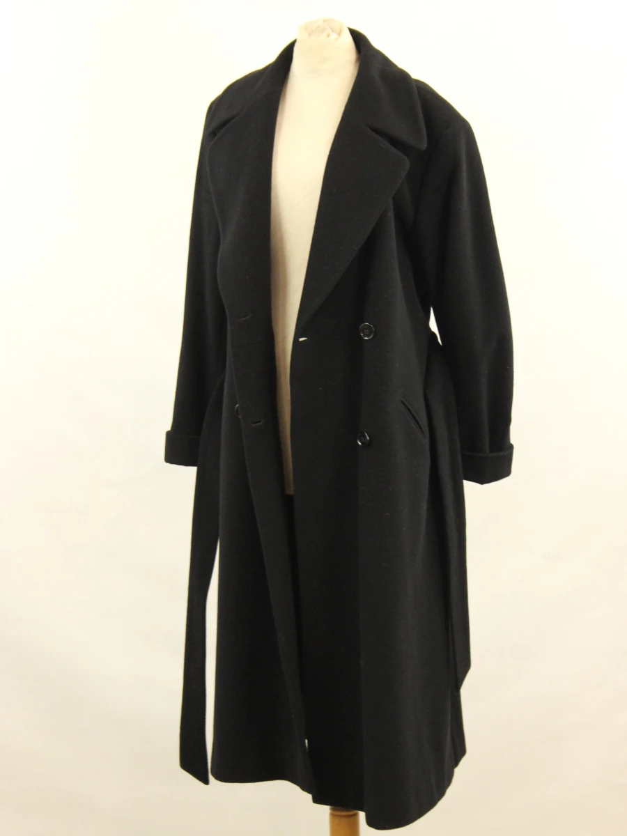 Scapa of Scotland zwarte wollen damesmantel (Size 44) - foto 8