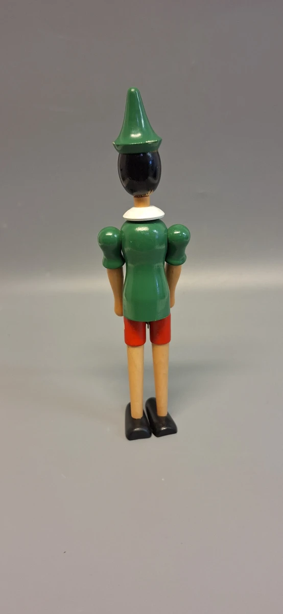 Vintage houten Pinokkio-figuur - foto 4