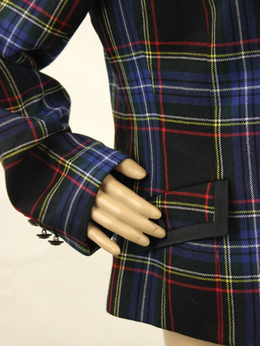 BIASLER Collection damesblazer in ruitmotief (Size M) - foto 3