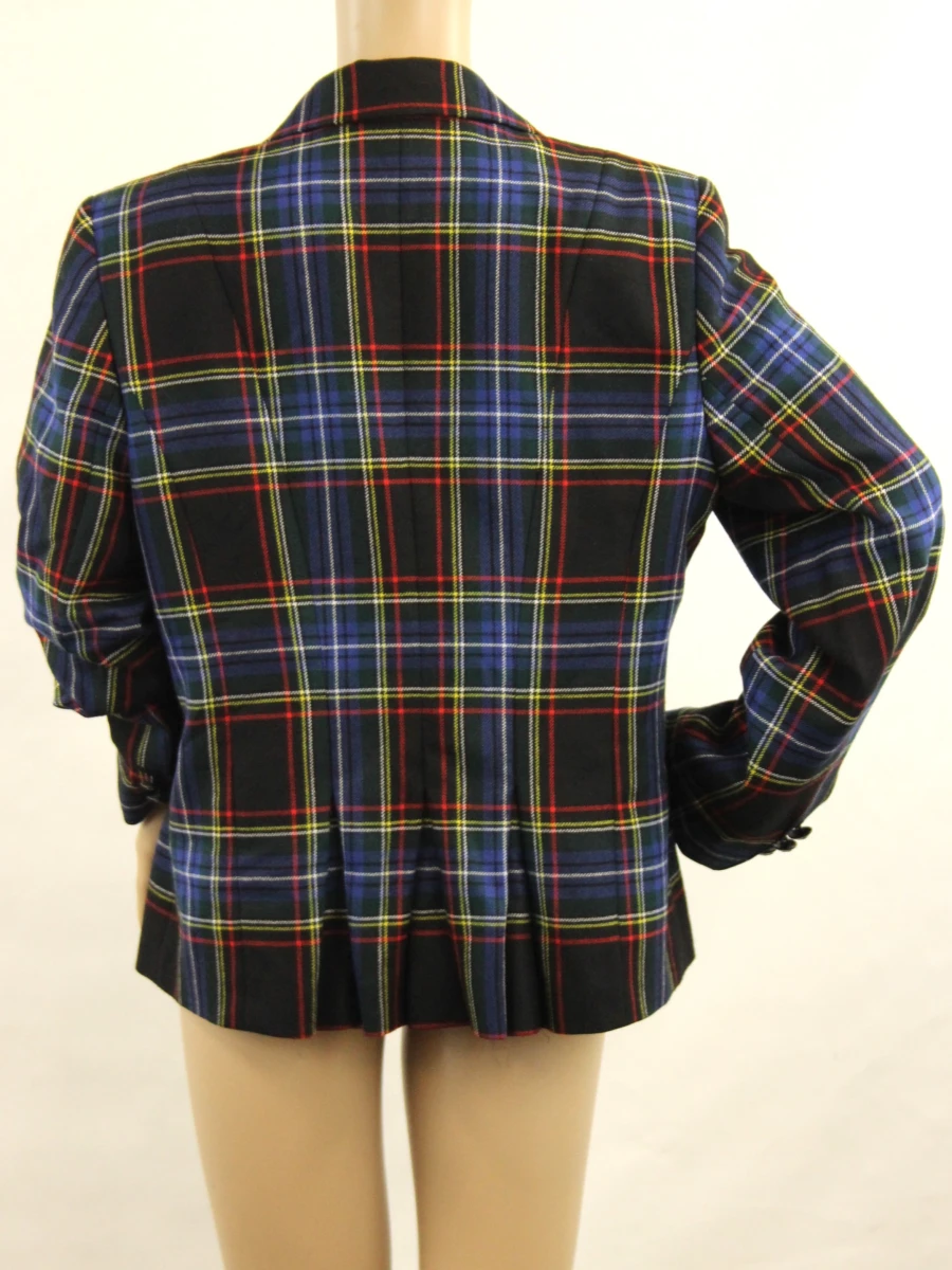 BIASLER Collection damesblazer in ruitmotief (Size M) - foto 5