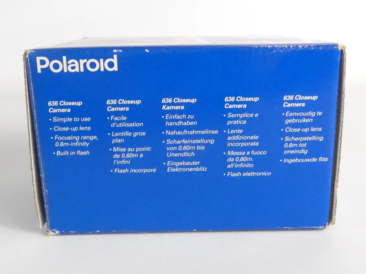 Polaroid 636 Closeup instant camera (1993) met doos en handleiding - foto 15