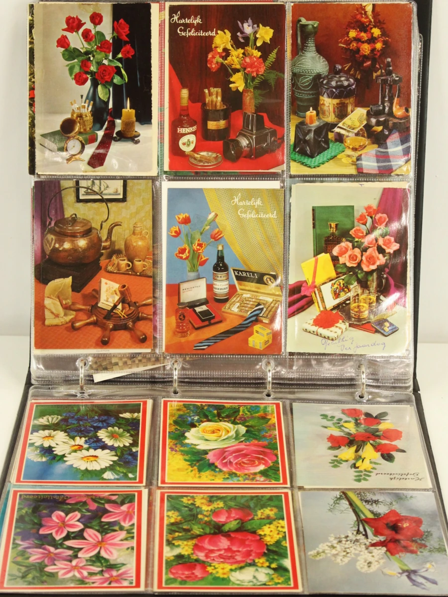 Verzameling vintage postkaarten in 4 albums en los - foto 6
