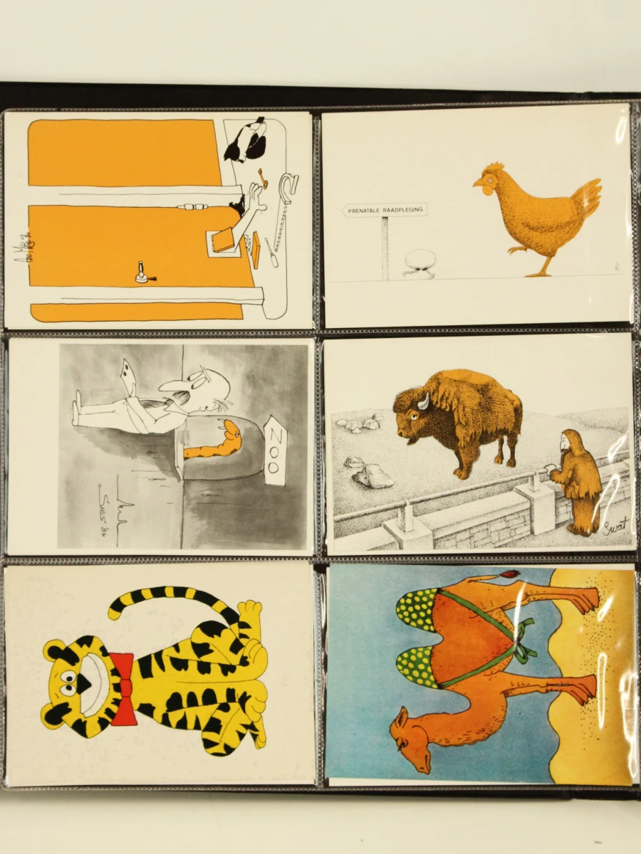 Verzameling vintage postkaarten in 4 albums en los - foto 8