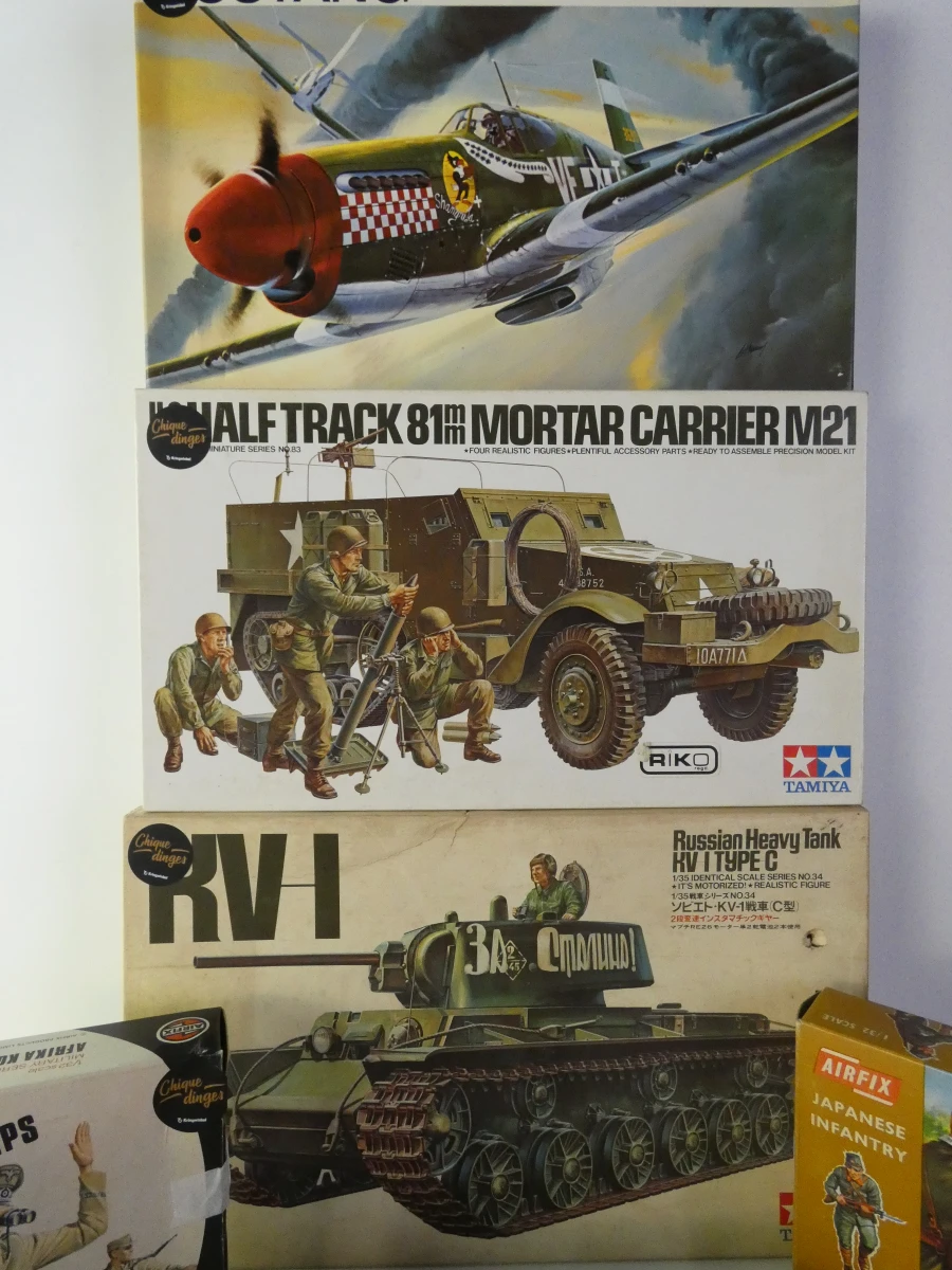 Vintage modelbouwdozen Airfix, Tamiya & Revell - foto 3