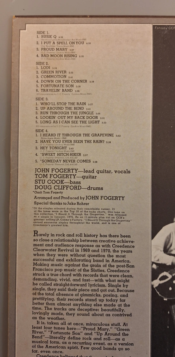 Vinylalbum Creedence Clearwater Revival - Chronicle - foto 4