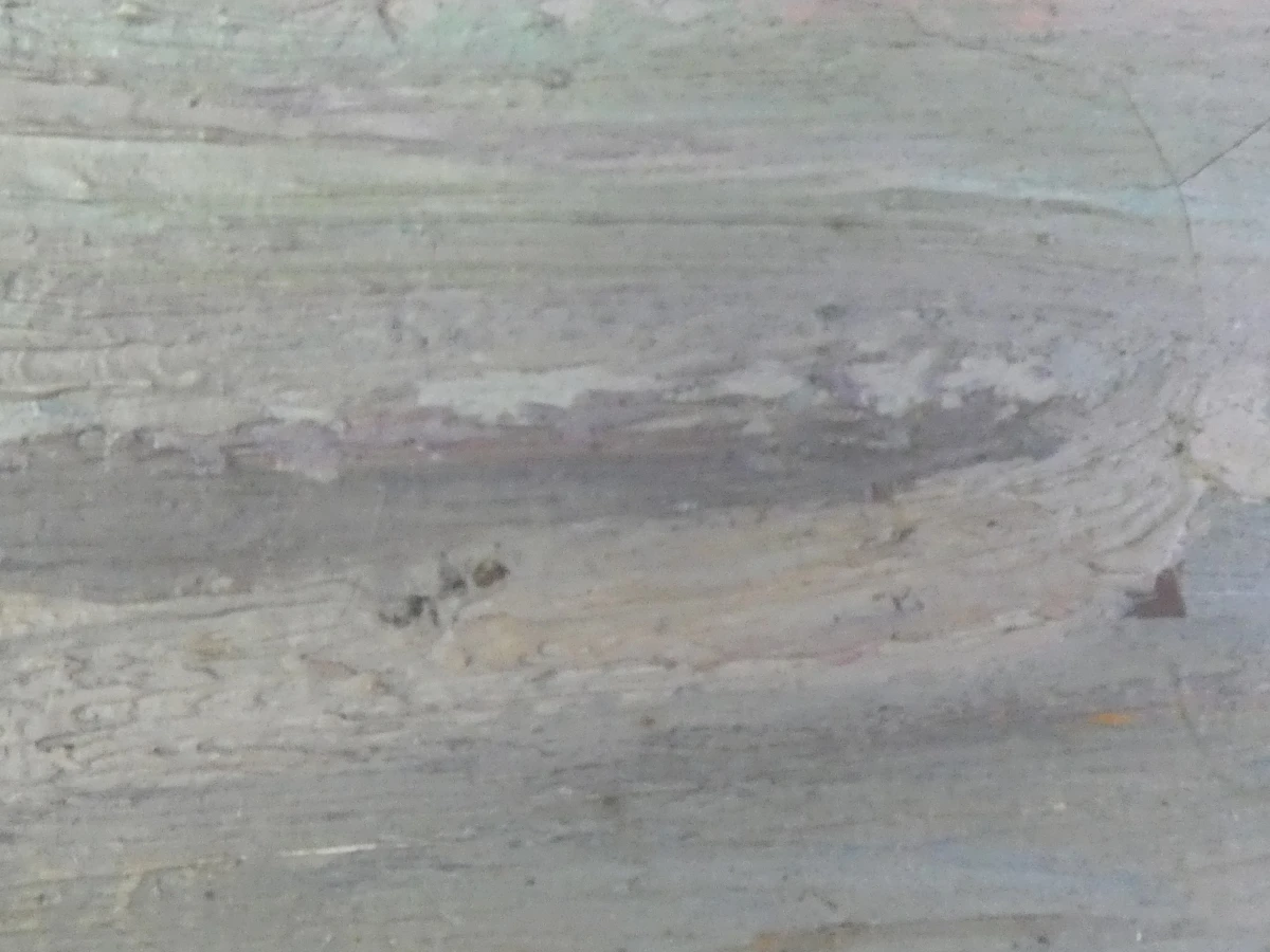 Olieverfschilderij met boot - gesigneerd A. Dewaele - foto 7