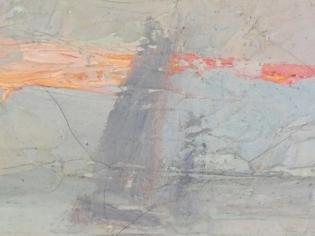 Olieverfschilderij met boot - gesigneerd A. Dewaele - foto 11