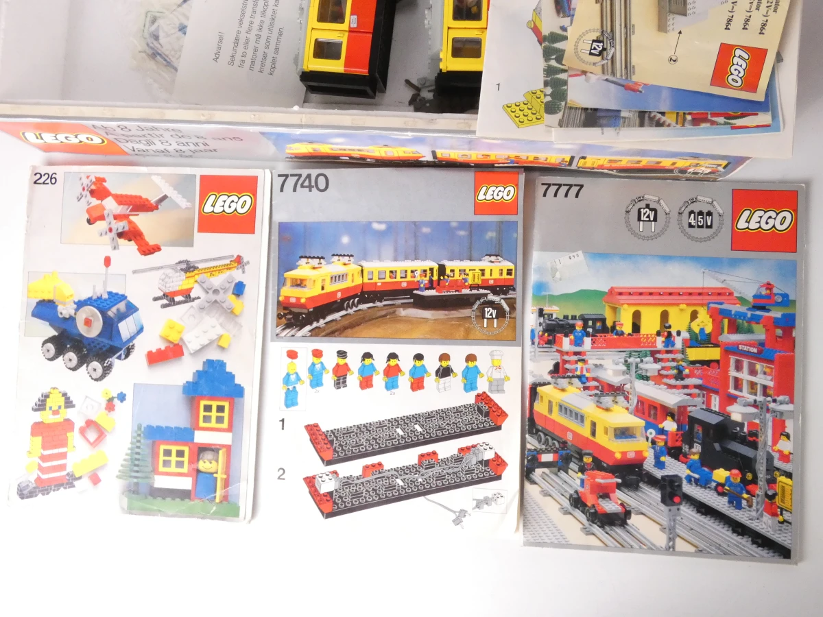 Vintage LEGO treinset en losse stukken - foto 7