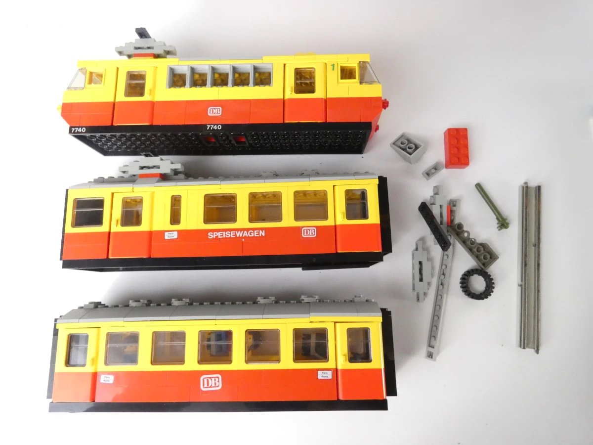 Vintage LEGO treinset en losse stukken - foto 9