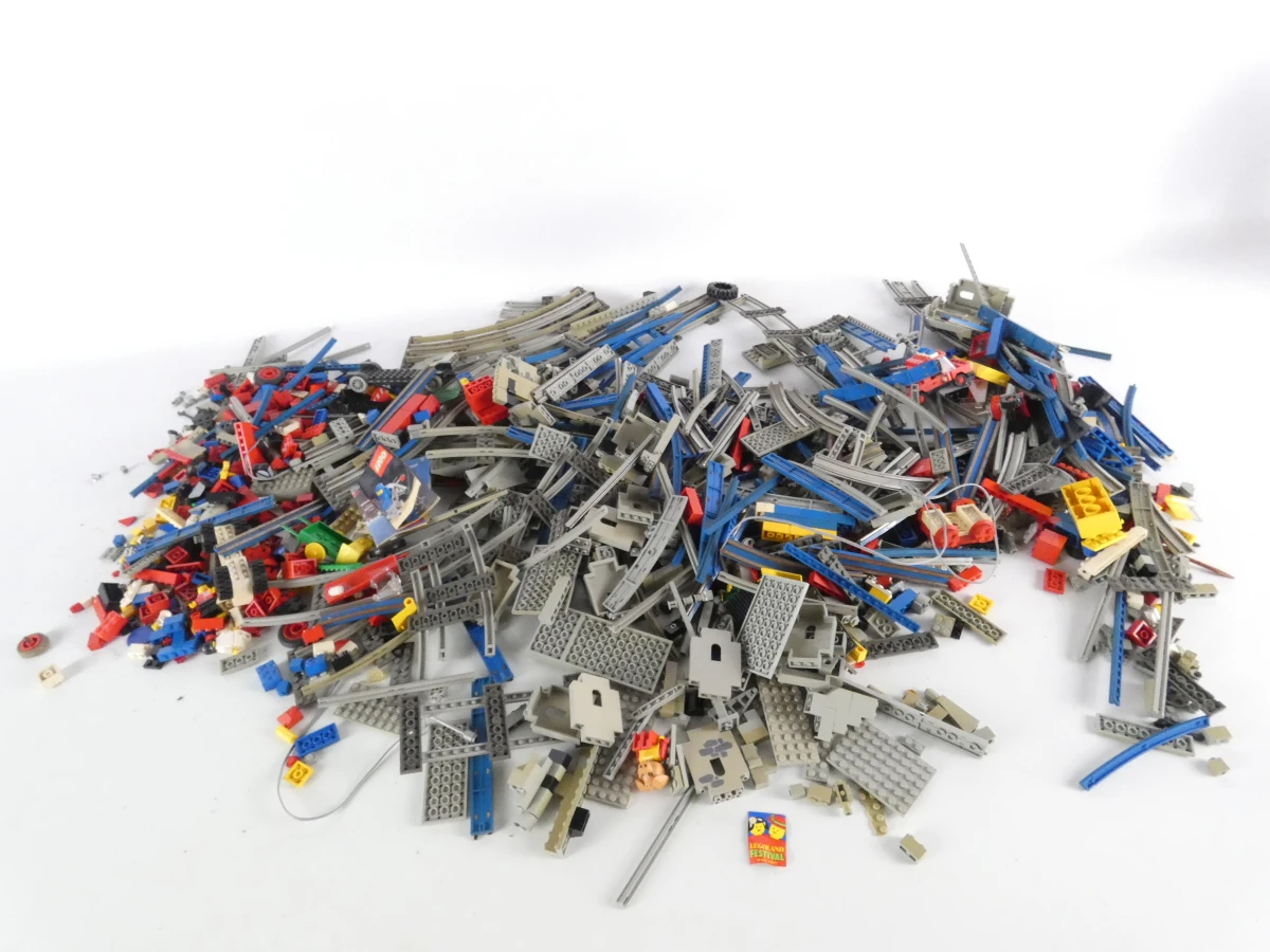 Vintage LEGO treinset en losse stukken - foto 10