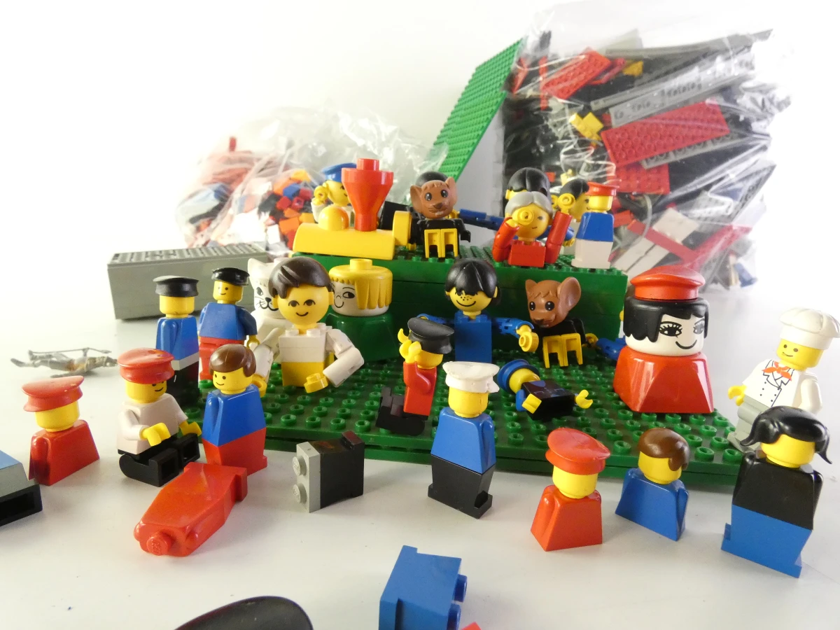 Grote Kavel Vintage LEGO Trein & Stad (Jaren '70/'80) – Met Blauwe Rails - foto 17