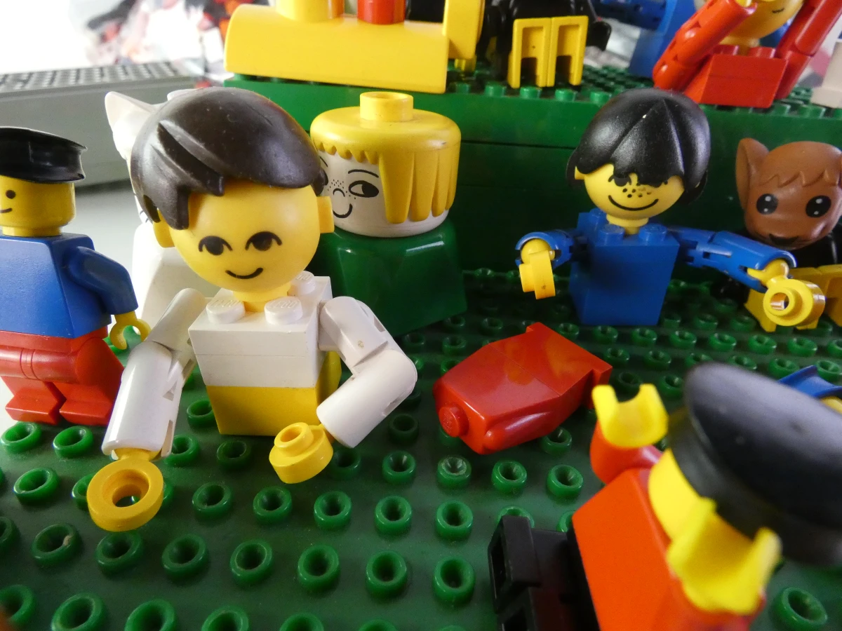 Grote Kavel Vintage LEGO Trein & Stad (Jaren '70/'80) – Met Blauwe Rails - foto 18