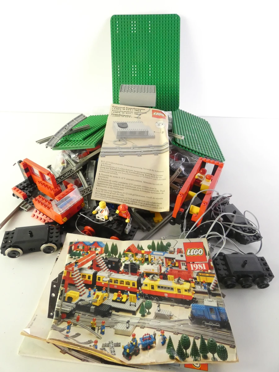 Grote Kavel Vintage LEGO Trein & Stad (Jaren '70/'80) – Met Blauwe Rails - foto 22