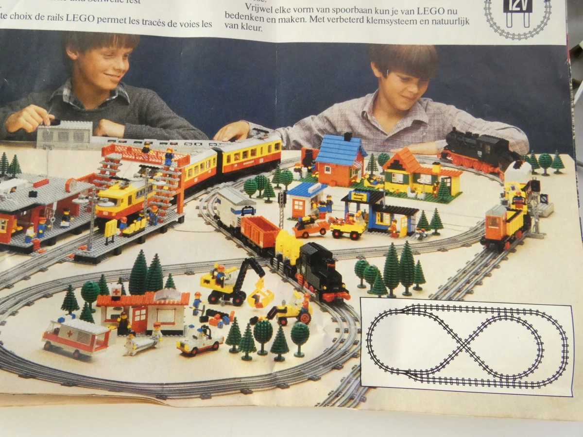 Grote Kavel Vintage LEGO Trein & Stad (Jaren '70/'80) – Met Blauwe Rails - foto 28