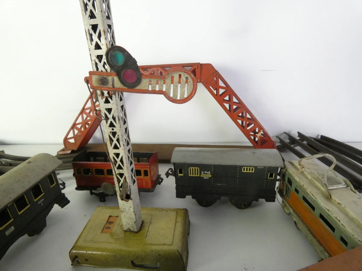 Vintage blikken modeltreinen Hornby, JEP & Märklin - foto 3
