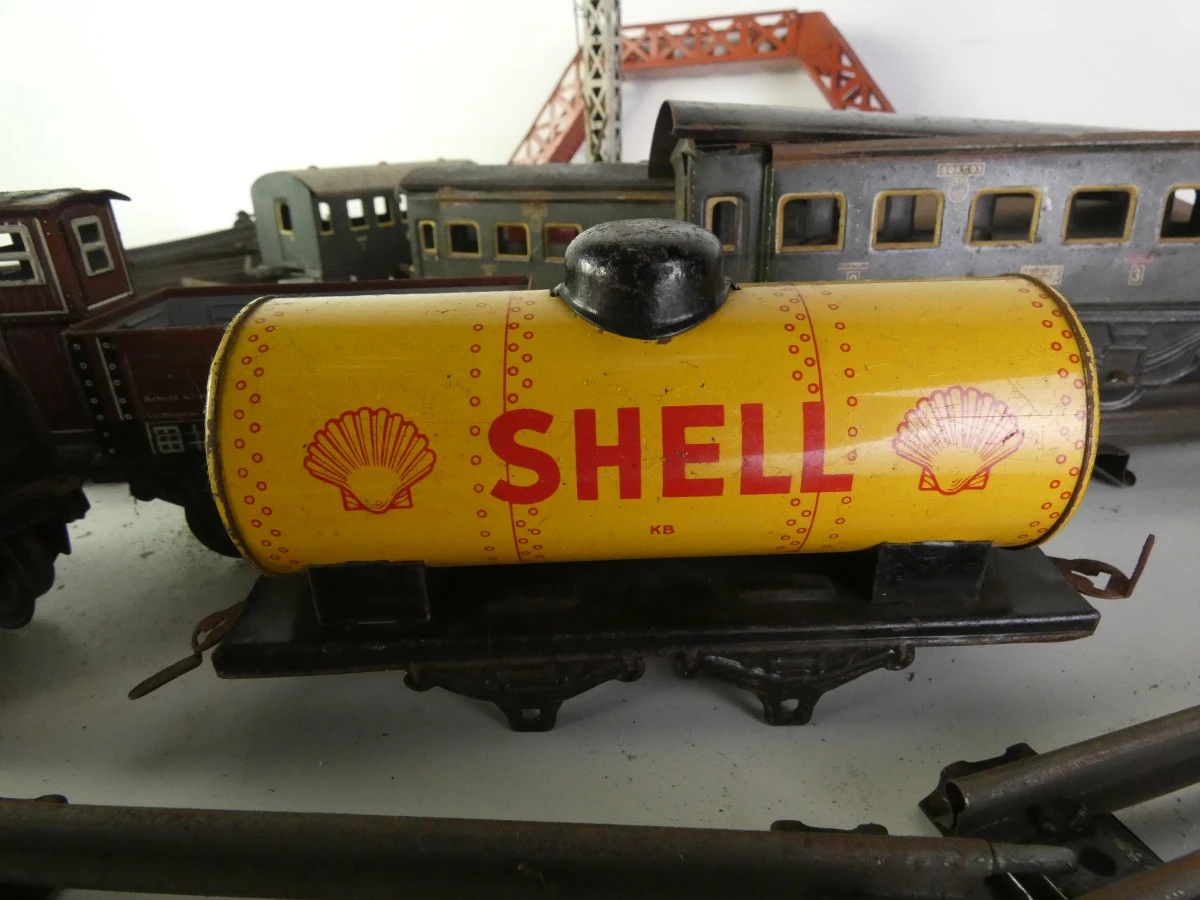 Vintage blikken modeltreinen Hornby, JEP & Märklin - foto 6