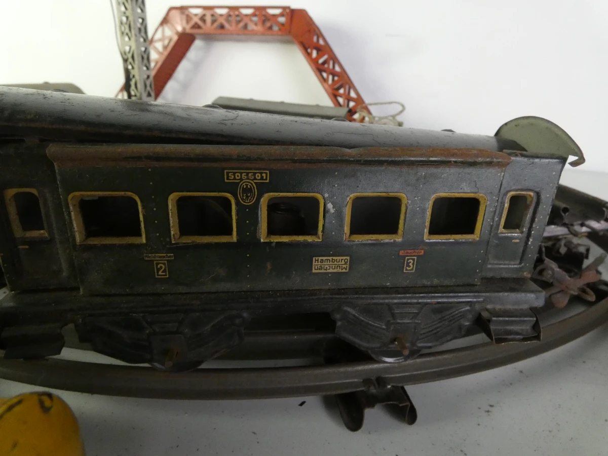 Vintage blikken modeltreinen Hornby, JEP & Märklin - foto 7
