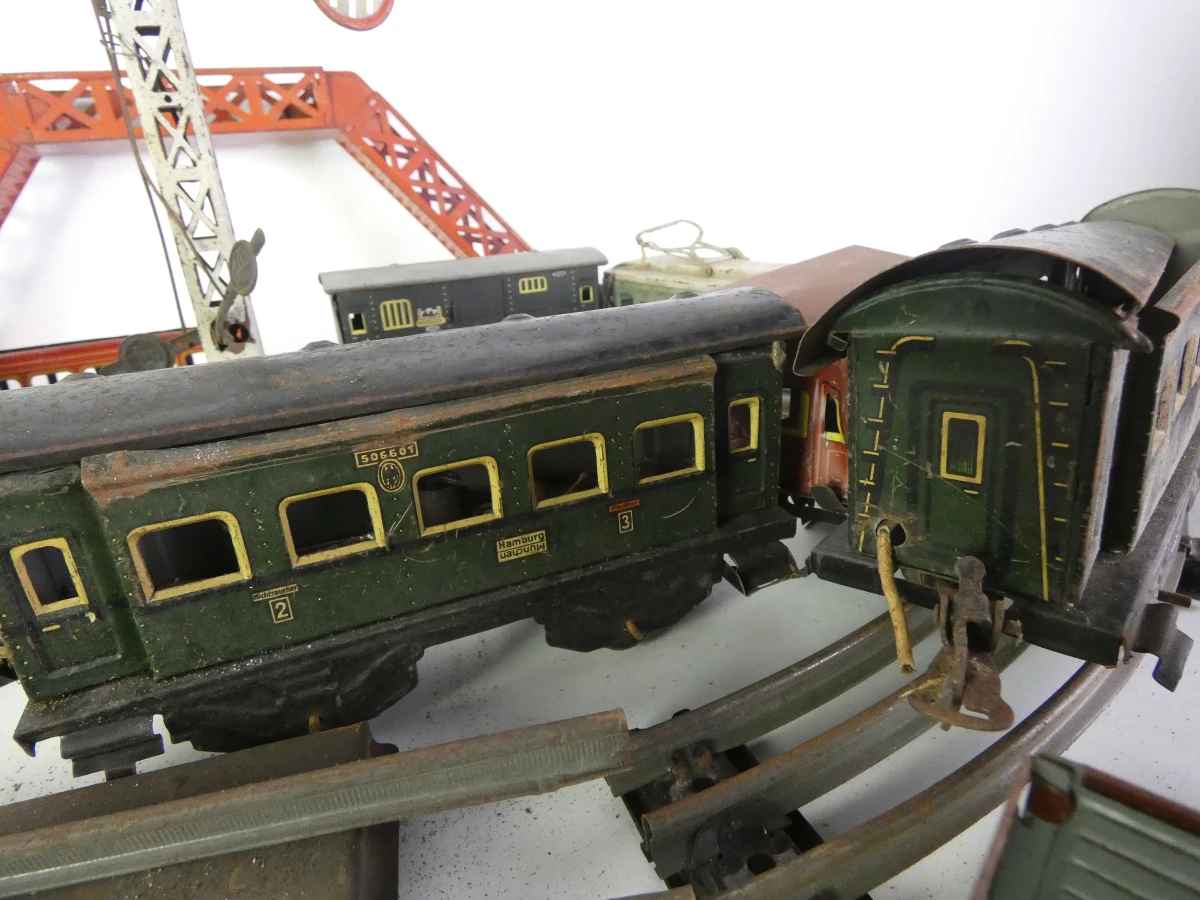 Vintage blikken modeltreinen Hornby, JEP & Märklin - foto 8