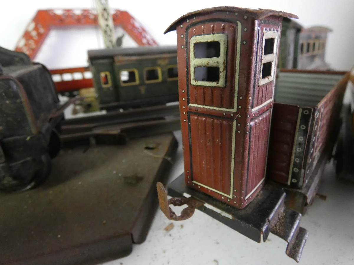 Vintage blikken modeltreinen Hornby, JEP & Märklin - foto 10