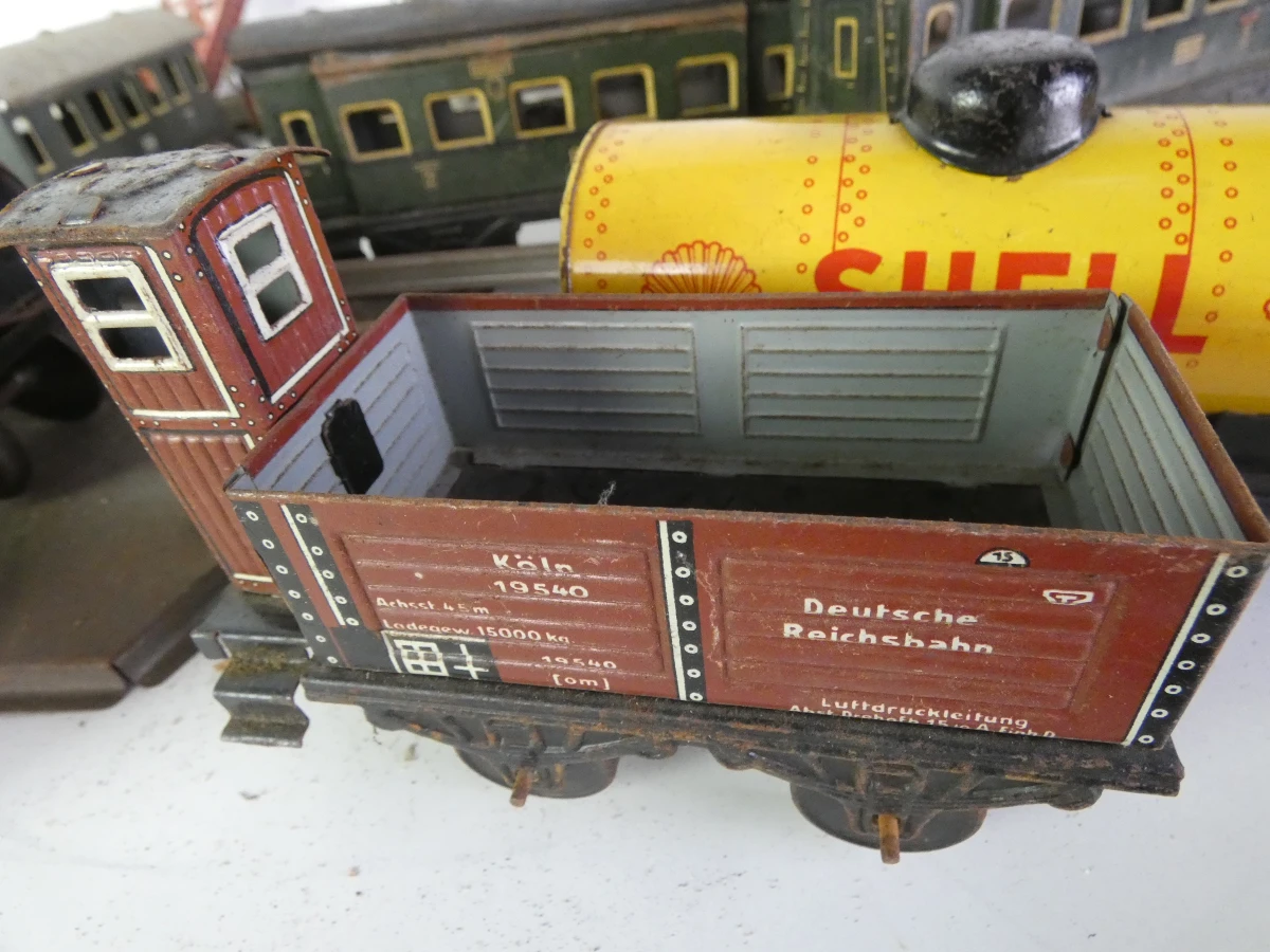 Vintage blikken modeltreinen Hornby, JEP & Märklin - foto 11