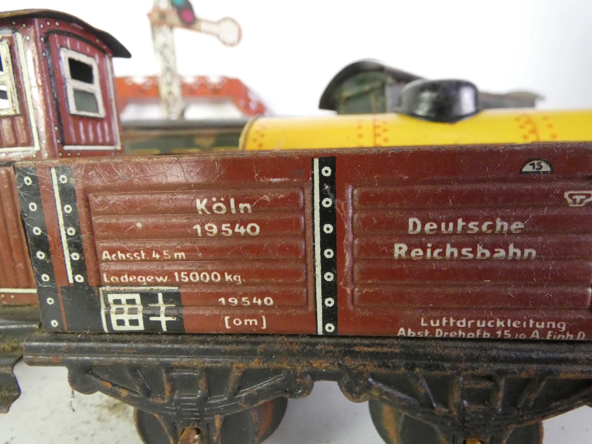 Vintage blikken modeltreinen Hornby, JEP & Märklin - foto 12
