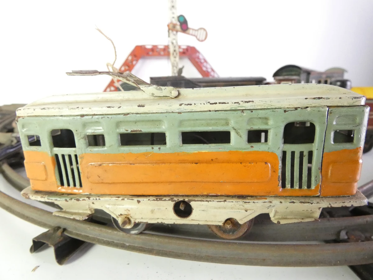 Vintage blikken modeltreinen Hornby, JEP & Märklin - foto 14