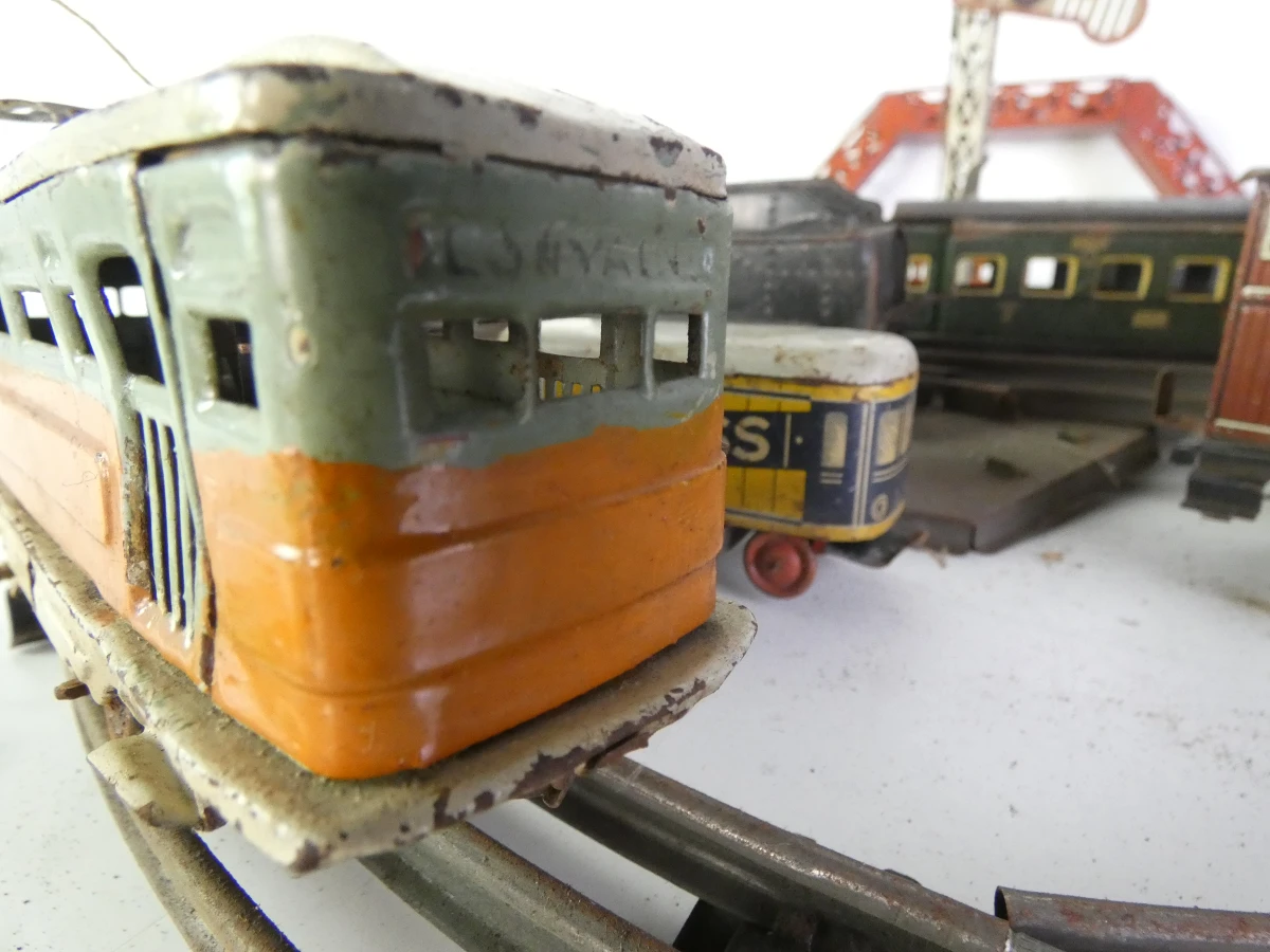 Vintage blikken modeltreinen Hornby, JEP & Märklin - foto 15