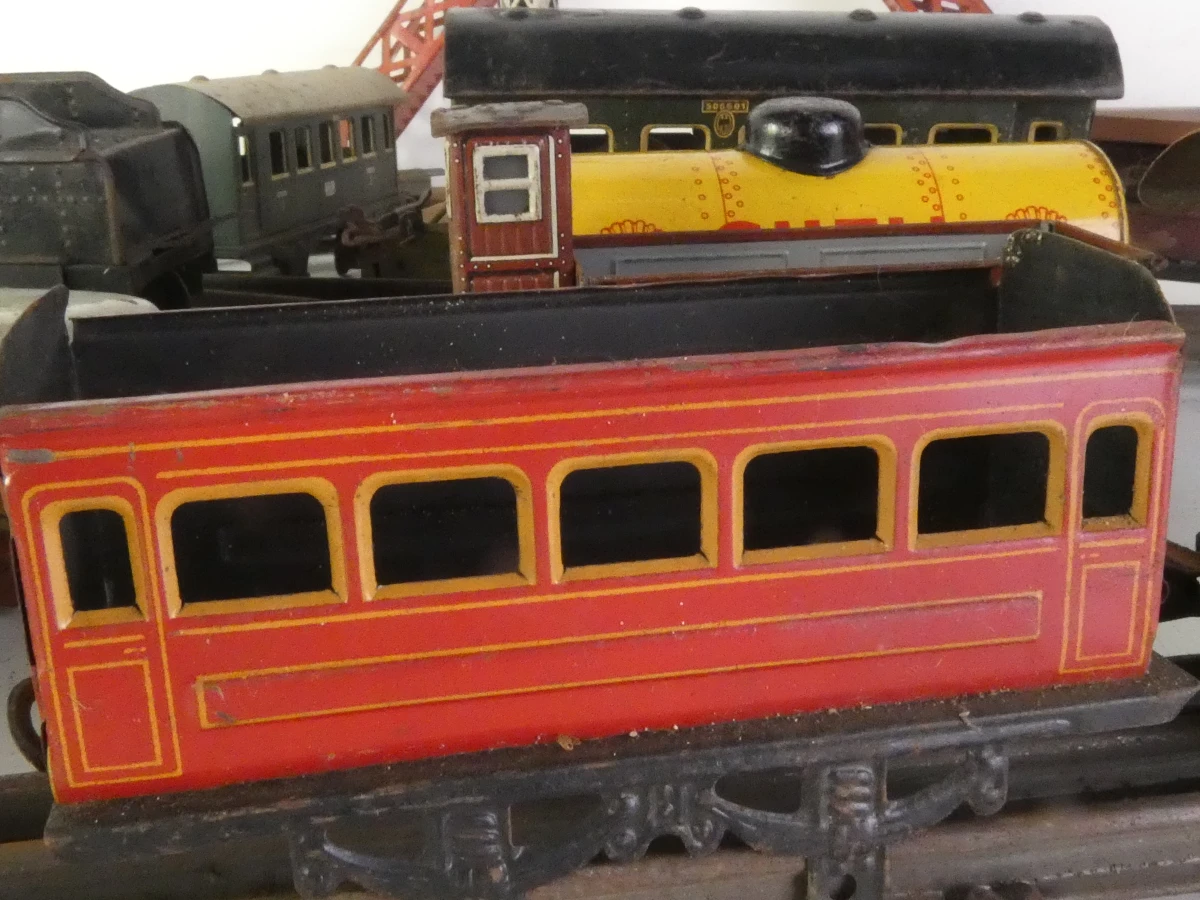 Vintage blikken modeltreinen Hornby, JEP & Märklin - foto 17