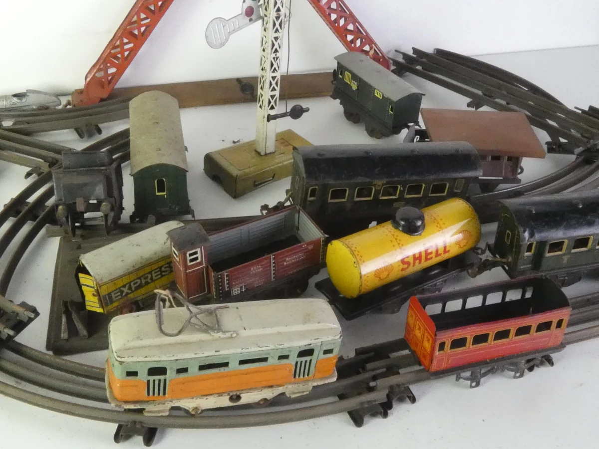 Vintage blikken modeltreinen Hornby, JEP & Märklin - foto 23