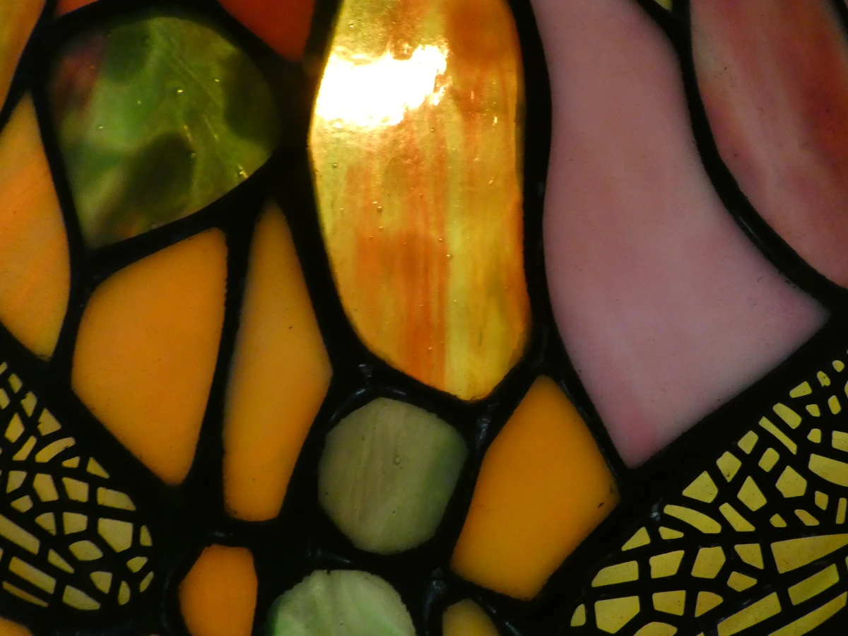 Tiffany-stijl hanglamp met libellenmotief - foto 5