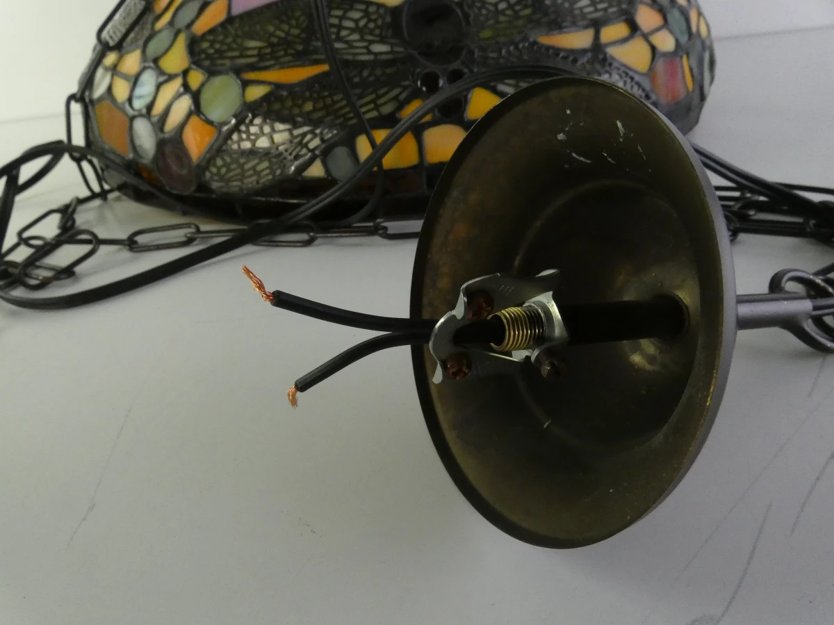 Tiffany-stijl hanglamp met libellenmotief - foto 16