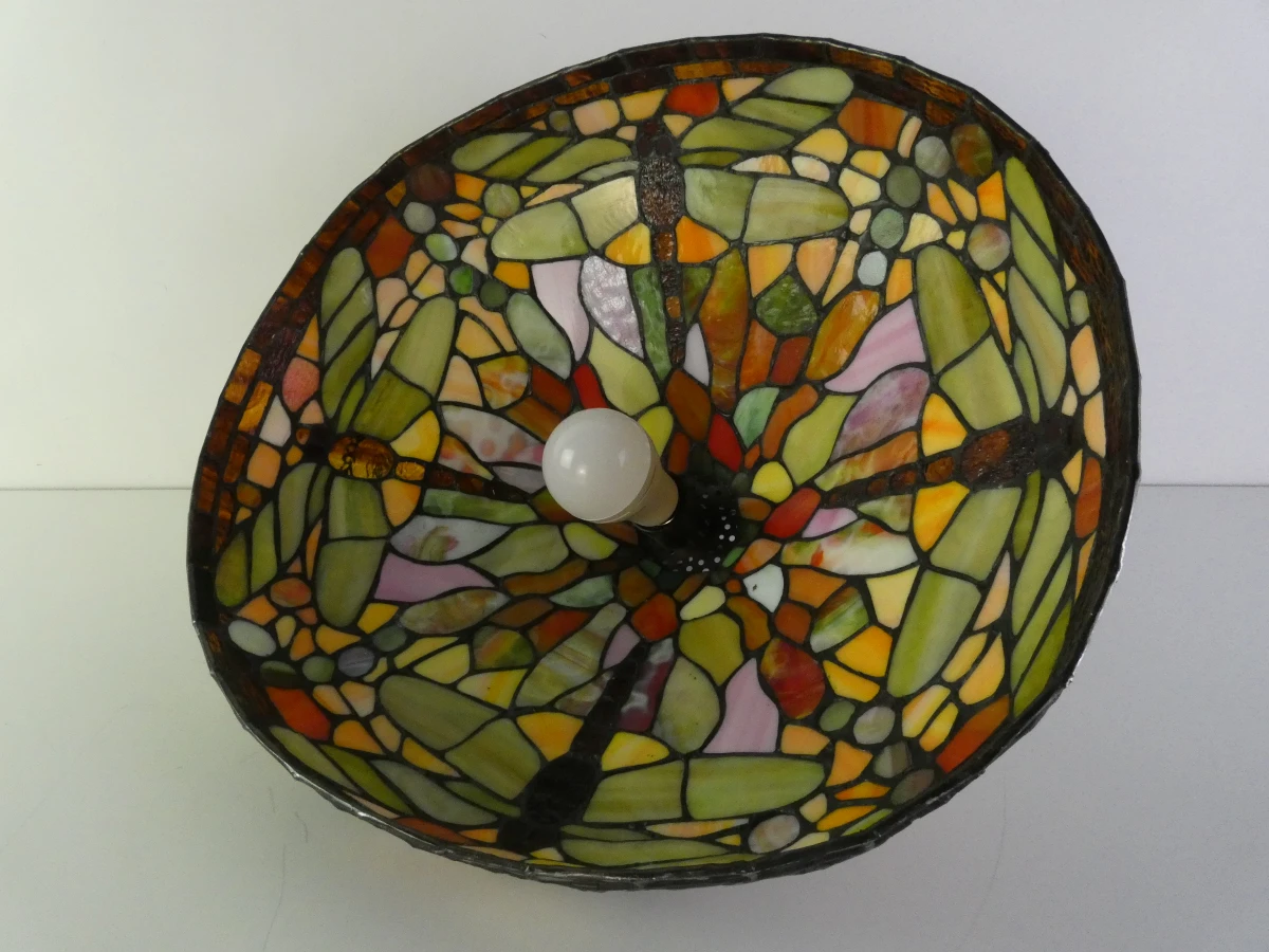 Tiffany-stijl hanglamp met libellenmotief - foto 21