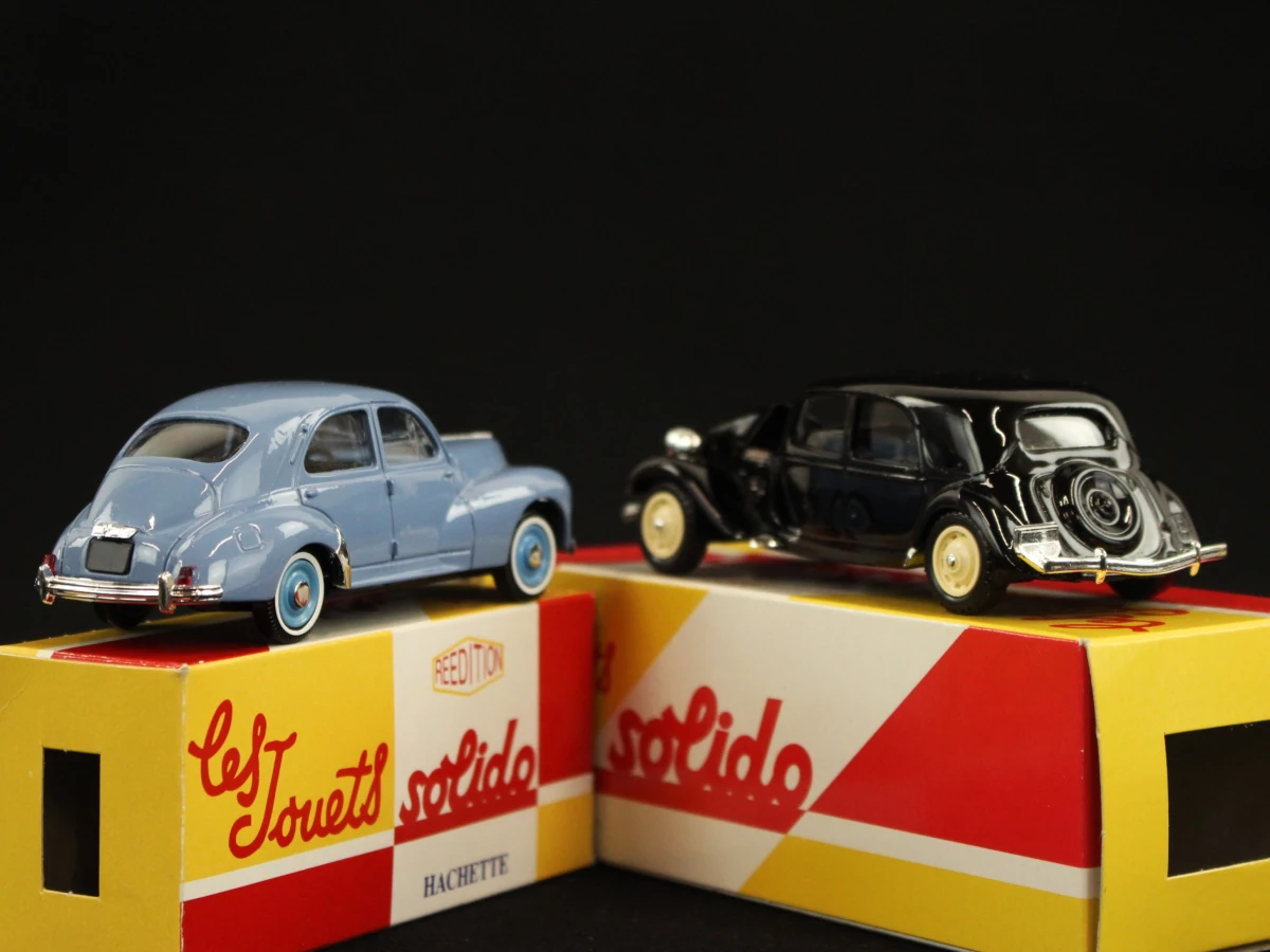 Vintage Solido en FINA miniatuurauto's (1:43) in originele doosjes - foto 16