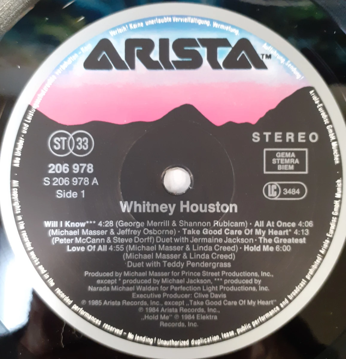 Vinyl: Whitney Houston - Whitney Houston - foto 3