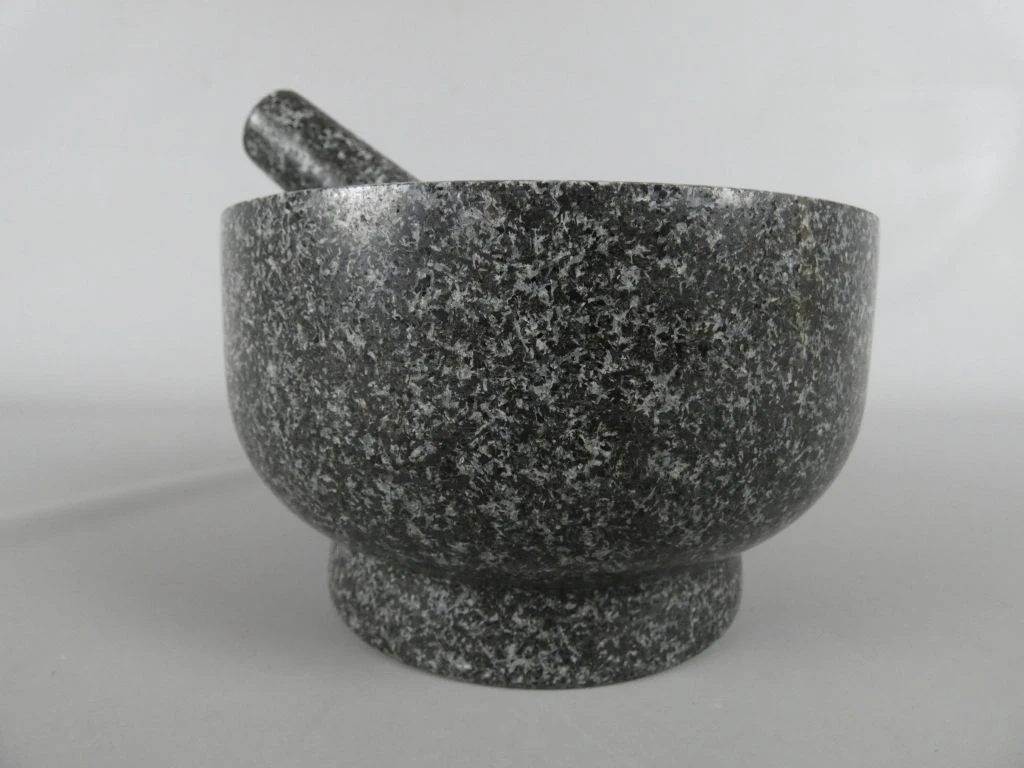 Granieten vijzel met stamper - foto 5