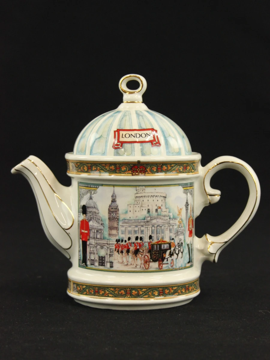 Sadler "Made in England" HorseGuards 4661 Londen Heritage collection vintage theepot - foto 2