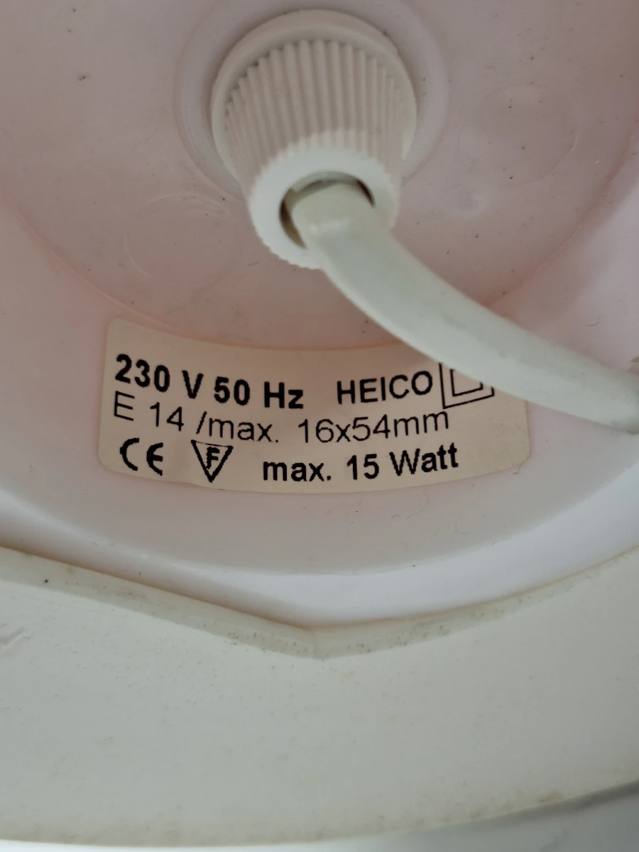 Paddenstoel nachtlamp uit Duitsland - HEICO - foto 10