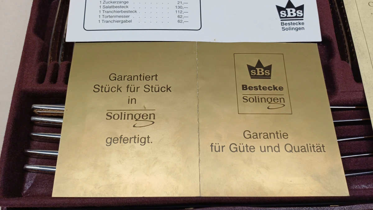 70-delig verguld bestekset Solingen - foto 10