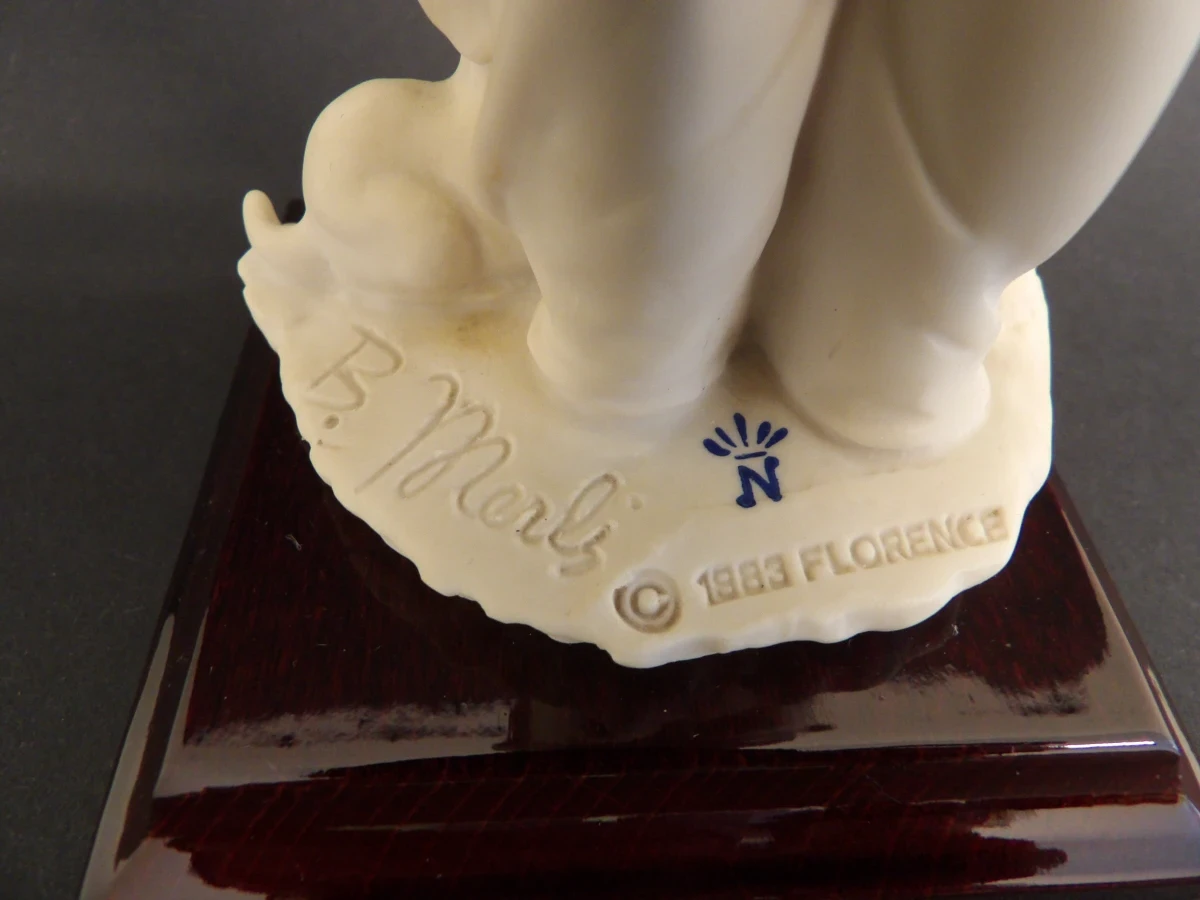 Vintage Italiaans porseleinen beeldje uit 1983 - Bruno Merli (Florence Sculture d'Arte) - foto 4