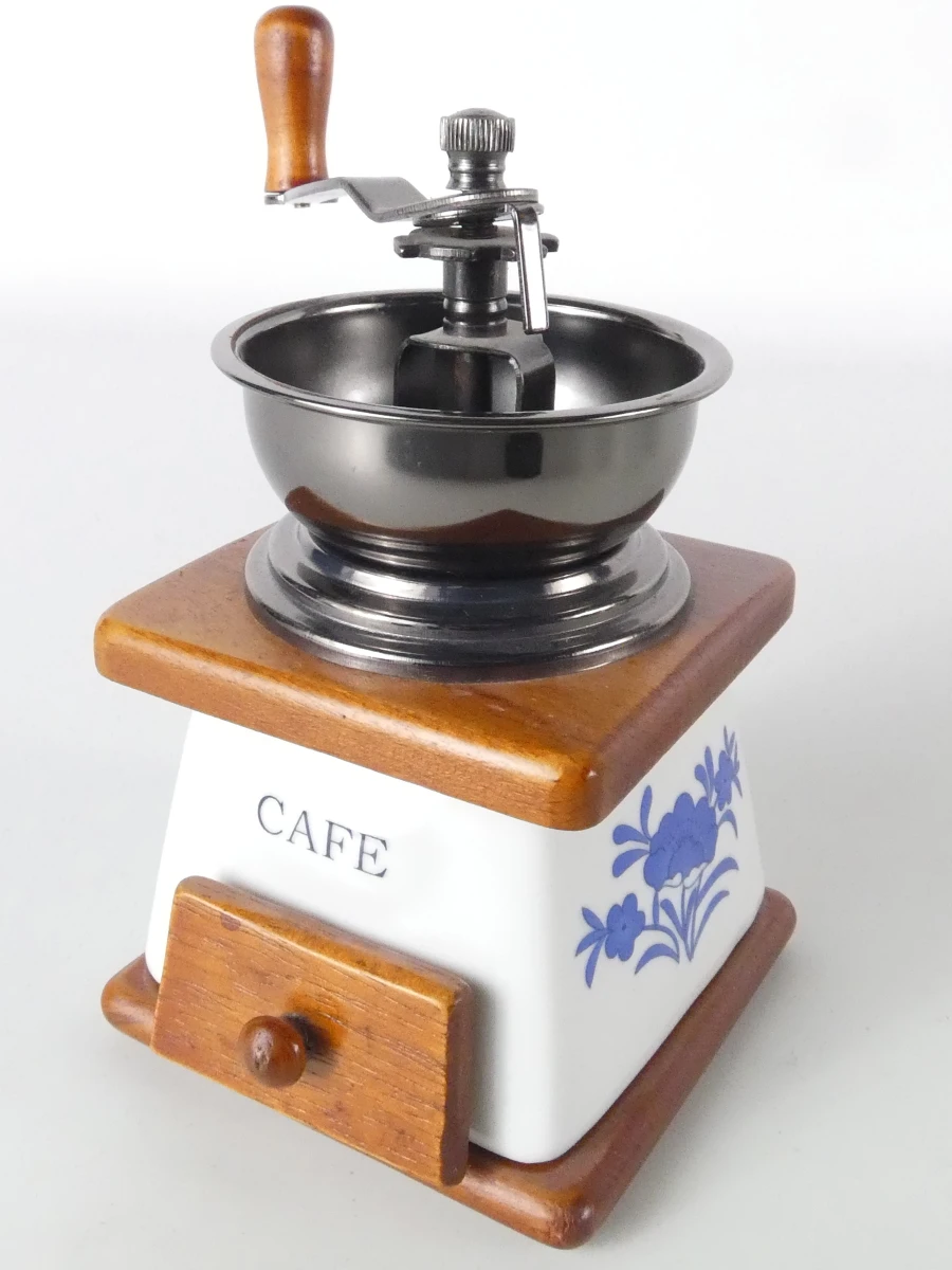 Set van 2 handmatige koffiemolens in nostalgische stijl - foto 7